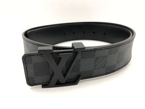 louis vuitton damier graphite belt.